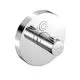 KLUDI-PUSH-UP-Thermostatarm-mit-Drucktaste-fuer-1-Verbraucher-rund-chrom-389020538 gallery number 1